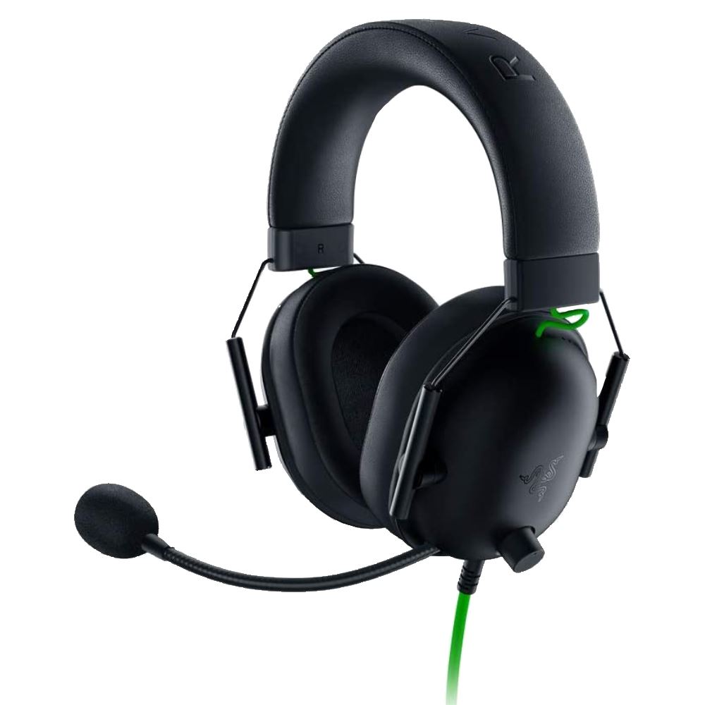 Razer Blackshark V2 X Multi-Platform Wired Esports Headset w/ 7.1 Surround Sound; Memory Foam Ear Cushions, HyperClear Cardioid Mic – Black