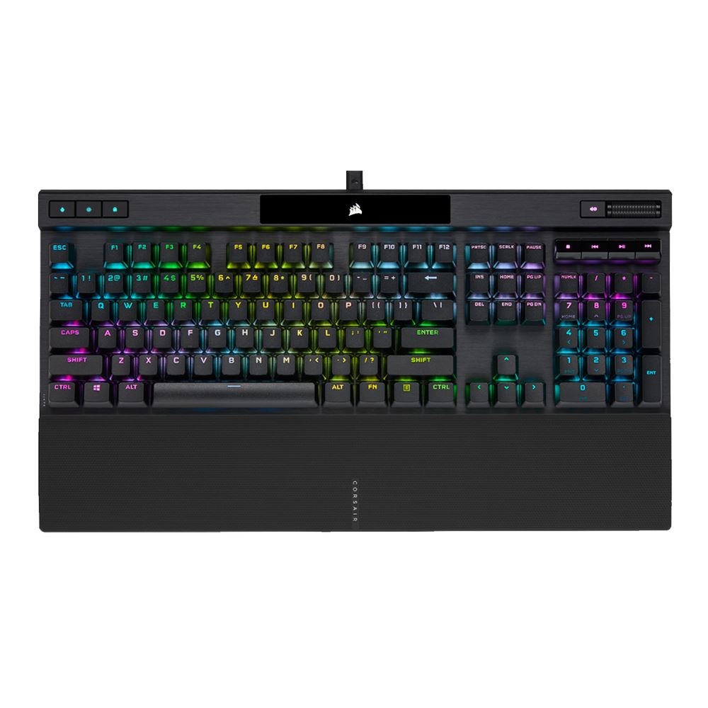 Corsair K70 RGB Pro CHAMPION SERIES Mechanical Gaming Keyboard; Cherry MX Speen Silver; RGB Backlit