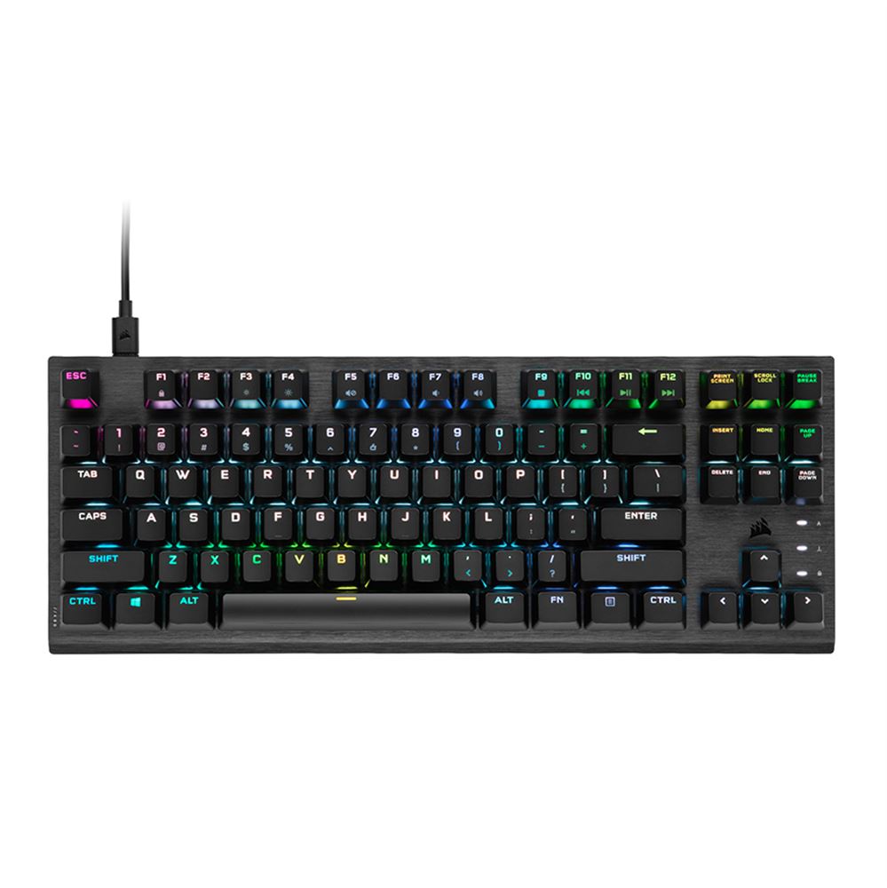 Corsair K60 PRO TKL RGB Tenkeyless Optical-Mechanical Gaming Wired Keyboard