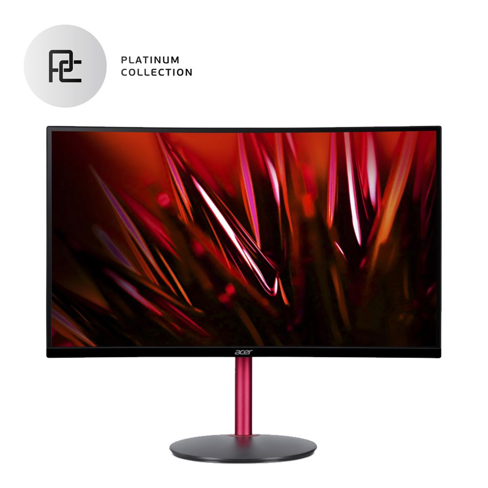 Acer XZ272U Vbmiiphx 27″ 2K WQHD (2560 x 1440) 165Hz Curved Screen Gaming Monitor Platinum Collection; AMD FreeSync; HDR; USB Type-C; ZeroFrame Design